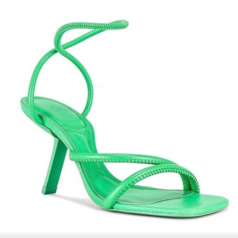 Schutz Shalla High Heels in Gianni Green 7.5 New